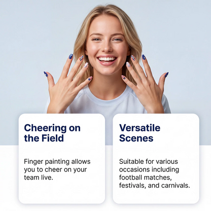 🔥World Cup Fan Nail Art Pens | Nail Drawing Marker Set🔥