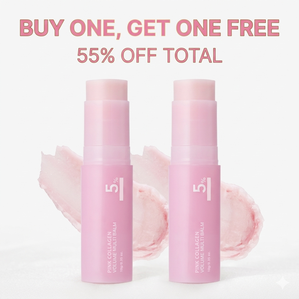 ✨LAST DAY BUY 1 GET 1 FREE✨Sanvyra Pink Collagen Volume Multi Balm by Corevia