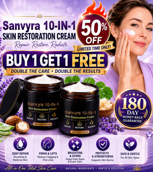Clinical Premium Advanced✨Sanvyra® 10-in-1 Skin Restoration Cream🍀
