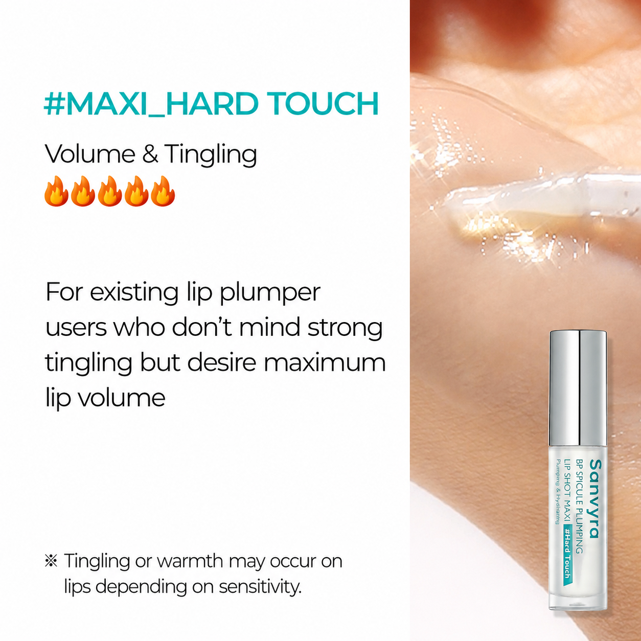 Sanvyra® Lip Plumping Serum – Non-Sticky Hydrating Lip Treatment