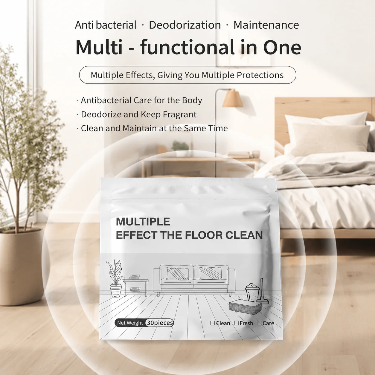 Multi-Surface Antibacterial Cleaner for Hardwood, Tile & Laminate