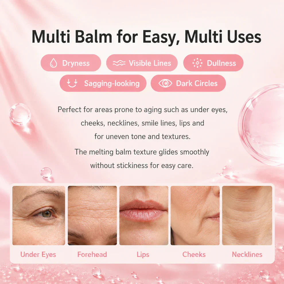 ✨LAST DAY BUY 1 GET 1 FREE✨Sanvyra Pink Collagen Volume Multi Balm by Corevia