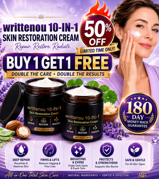 Made and Shipped from USA✨Sanvyra® Writtenou 10-in-1 Skin Restoration Cream🍀