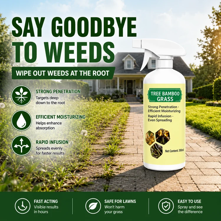 🔥2026 SALE - Fast-Acting Natural Weed & Grass Killer Spray