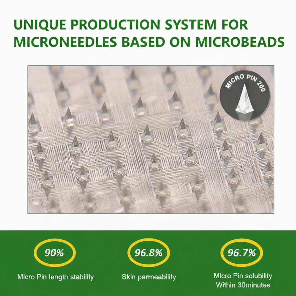 Microneedles Infographic - Uniform Yellow Rings