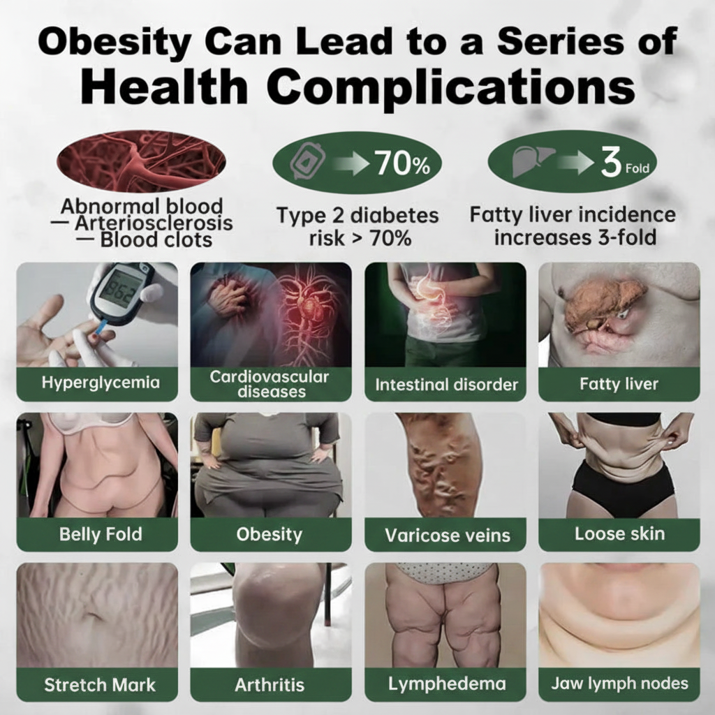 Obesity Health Complications - #2B3A2B